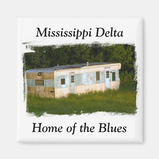 Mississippi Delta magneet (Voorkant)