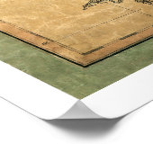 Mississippi Early Map van Melish 1820 Poster (Hoek)