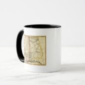 Mississippi en AlabamaPanoramic Map Mok (Voorkant links)