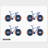 Mississippi Flag Cycling Rechthoekige Sticker (Vel)
