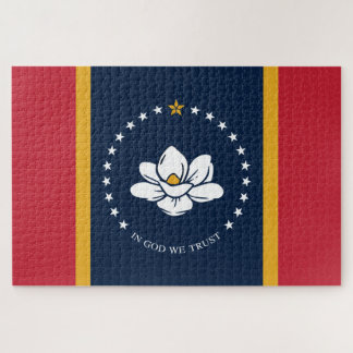 Mississippi Flag - New Magnolia Flag Legpuzzel