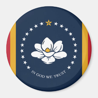 Mississippi Flag - New Magnolia Flag Magneet