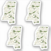 Mississippi Flower Sticker (Voorkant)