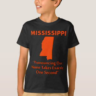 Mississippi - Het Uitspreken Duurt Één Seconde T-shirt