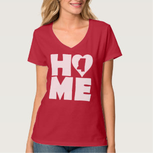 Mississippi Home Heart State Tee - shirts T-shirt