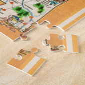 Mississippi kaart puzzel (Zijkant)