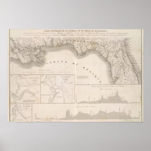 Mississippi-kanaaldelta Poster (Voorkant)