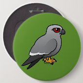 Mississippi Kite Ronde Button 6,0 Cm (Voorkant /achterkant)