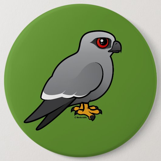 Mississippi Kite Ronde Button 6,0 Cm (Voorkant)