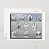 Mississippi Lighthouses-Beach scène Briefkaart (Voorkant / Achterkant)