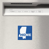Mississippi Maison loin de l'État Fridge Magnet (In Situ (Lave-vaisselle))