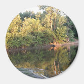 Mississippi Reflection Photo Magnet Magneet (Voorkant)