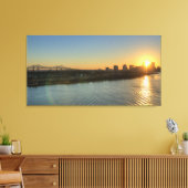 Mississippi River Sunset Canvas (Insitu (Woonkamer))