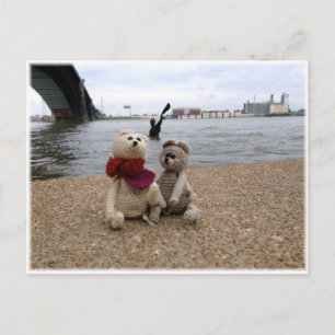 Mississippi riverfront briefkaart