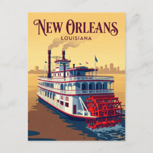 Mississippi rivier VS Briefkaart