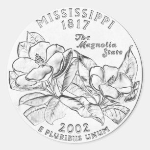 Mississippi Ronde Sticker