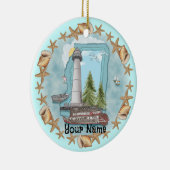 Mississippi Shells Lighthouse Ornament (Rechts)