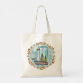 Mississippi Shells Lighthouse Tote Bag (Achterkant)