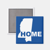Mississippi startpunt weg van State Fridge Magnet Magneet (Voorkant / Achterkant)