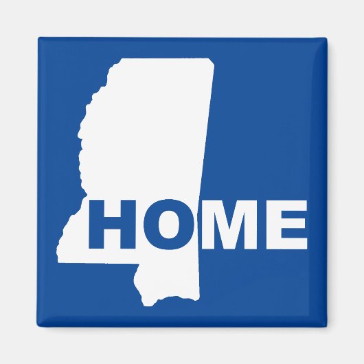 Mississippi startpunt weg van State Fridge Magnet Magneet (Voorkant)