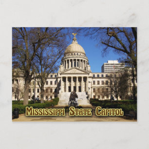 Mississippi State Capitol Building, Jackson Briefkaart