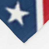 MISSISSIPPI STATE FLAG (HUIDIG) FLEECE DEKEN (Hoek)