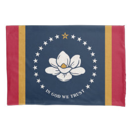 Mississippi State Flag Print Patriot Kussensloop