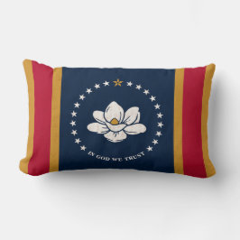 Mississippi State Flag Print Patriottisch Kussen