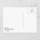 Mississippi State Flower Collage Map Briefkaart (Achterkant)