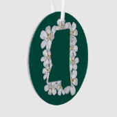 Mississippi State Flower Ornament (voorkant)