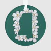 Mississippi State Flower Ornament (achterkant)