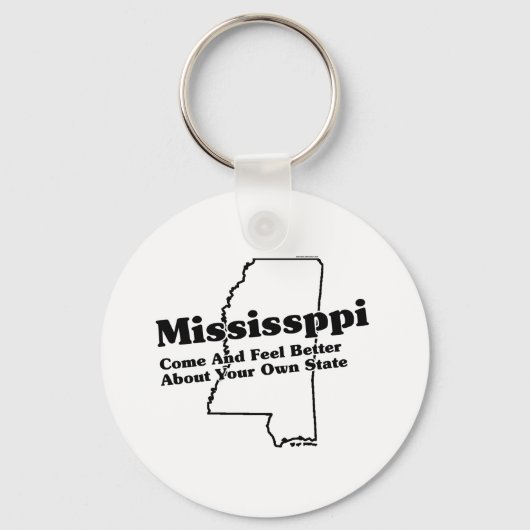 Mississippi State Slogan Sleutelhanger (Voorkant)