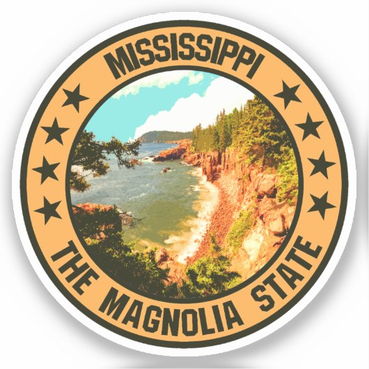 Mississippi Sticker (Voorkant)