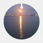 Mississippi Sunrise Metalen Ornament (Achterkant)