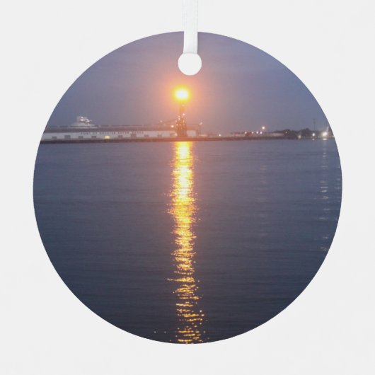 Mississippi Sunrise Metalen Ornament (Voorkant)