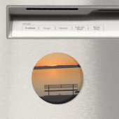 Mississippi Sunset Photo Magnet Magneet (Insitu (Vaatwasser))