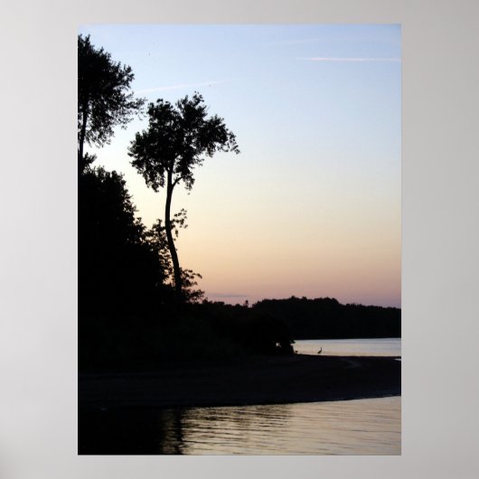 Mississippi Sunset Poster (Voorkant)