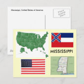 Mississippi USA Briefkaart (Voorkant / Achterkant)