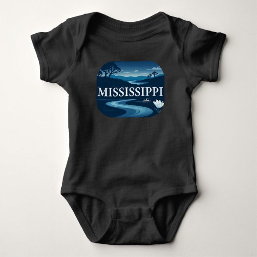 Mississippi Verenigde Staten Romper (Voorkant)