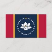 Mississippi Vlag Visitekaartje (Voorkant)