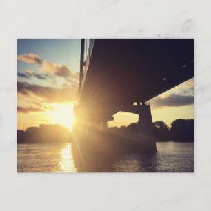 mississippi zonsondergang briefkaart