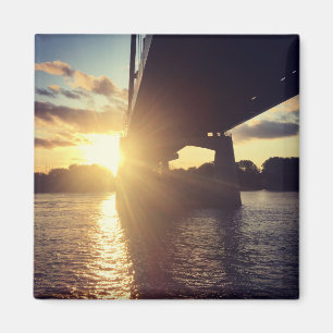 mississippi zonsondergang magneet