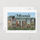 Missoula, Montana Briefkaart (Voorkant / Achterkant)