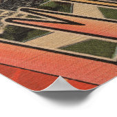 Missoula, Montana - Grote letterscènes Poster (Hoek)