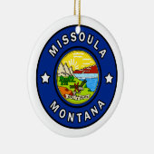 Missoula Montana Keramisch Ornament (Rechts)