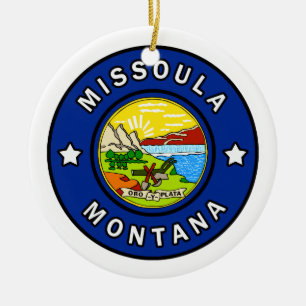 Missoula Montana Keramisch Ornament