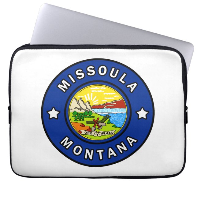 Missoula Montana Laptop Sleeve (Voorkant)