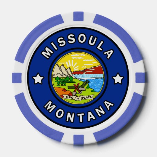 Missoula Montana Pokerchips (Voorkant)