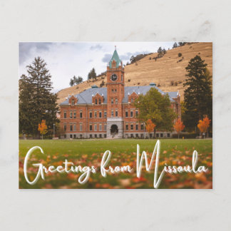 Missoula Montana University of Montana Carte posta