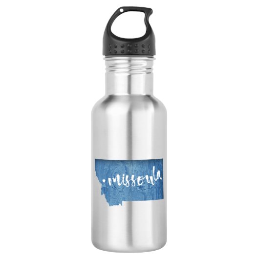 Missoula, Montana Waterfles (Voorkant)